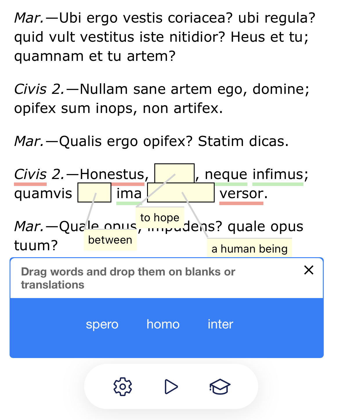 Cloze test